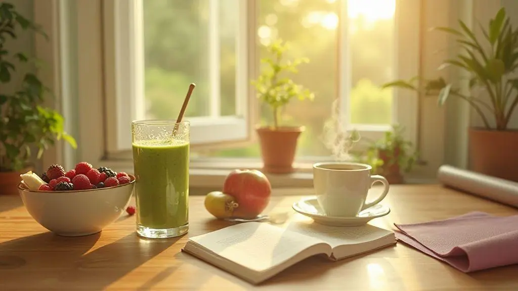 Rotina matinal saudável