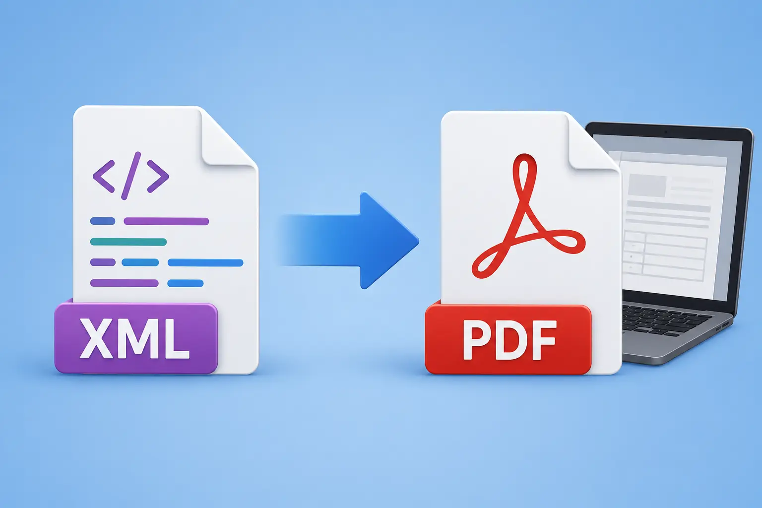 Como Converter XML em PDF
